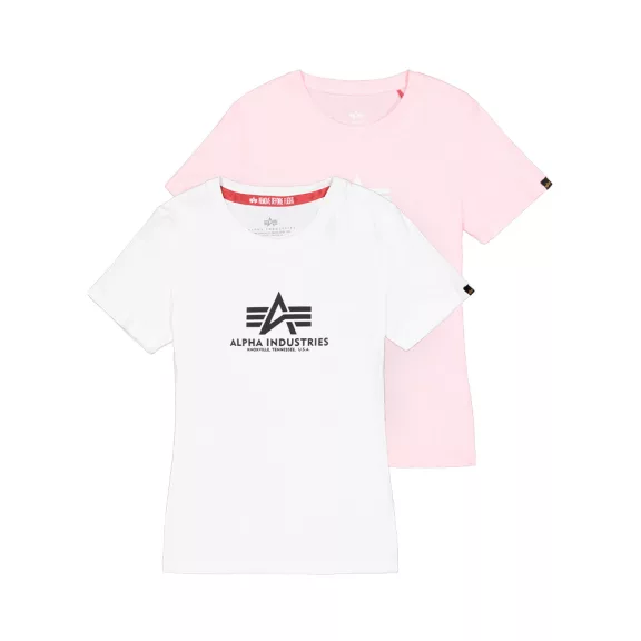 new-basic-t-shirt-2-pack women-white-pastelpink new-basic-t-shirt-2-pack women-white-pastelpink