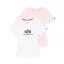 new-basic-t-shirt-2-pack women-white-pastelpink