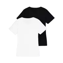 new-basic-t-shirt-2-pack women-black-white