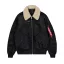 B-15 MOD Reversible Bomber Jacket - black