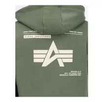 label-zip-back-print-hoodie-dark-olive