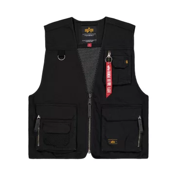 Mesh Utility Vest - black