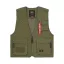 Mesh Utility Camo Vest - dark olive