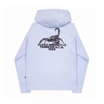 US Scorpion BP Hoodie - artic blue