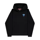 Spray Print Hoodie - black Spray Print Hoodie - black