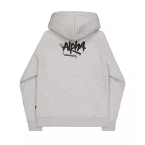 Alpha Signature Hoodie - grey heather