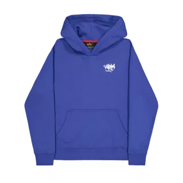 Alpha Signature Hoodie - galactic blue