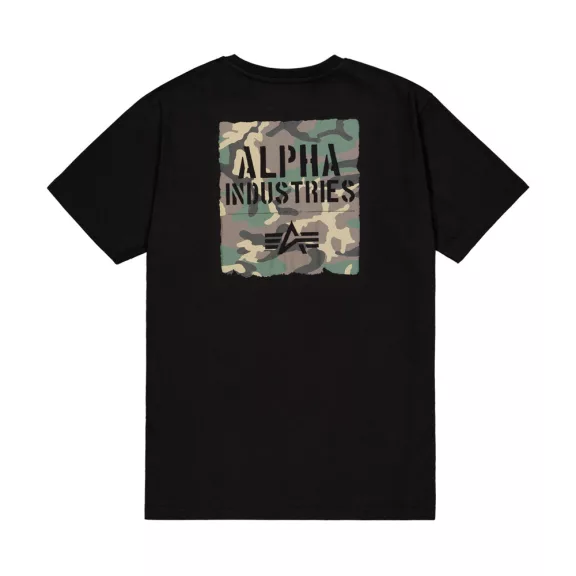 Camo Print T-Shirt - black Camo Print T-Shirt - black