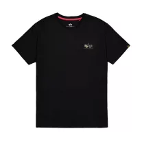 Camo Print T-Shirt - black