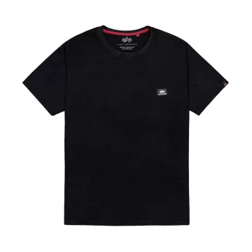 Waffle Small Logo T-Shirt - black