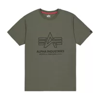 Logo Print T - dark olive