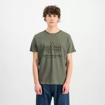 Logo Print T - dark olive