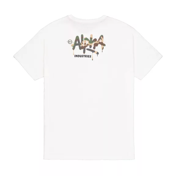 Alpha Signature Camo T-Shirt - white Alpha Signature Camo T-Shirt - white