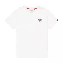 Alpha Signature Camo T-Shirt - white