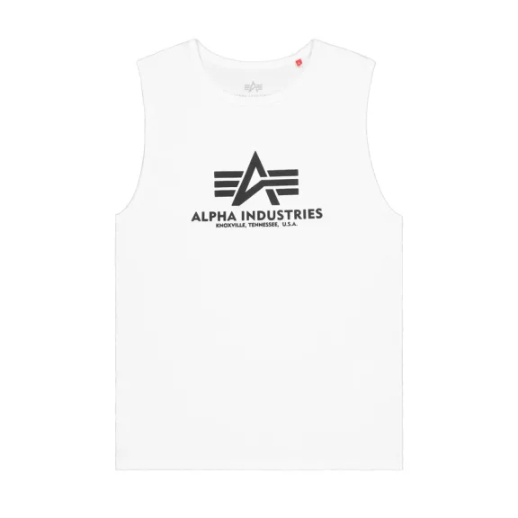 Basic Big Logo PP Tank - white Basic Big Logo PP Tank - white