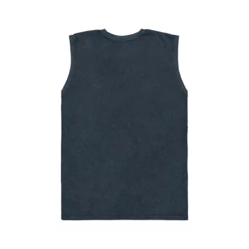 Waffle Small Logo Tank - ultra navy