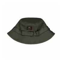 Washed Out Bucket Hat - dark olive