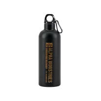 Alpha Logo Water Bottle - black
