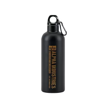 Alpha Logo Water Bottle - black