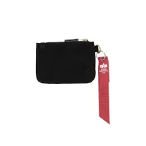 Leather Coin Wallet - black