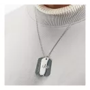 Dog Tag Necklace - silver Dog Tag Necklace - silver