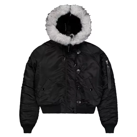 N-2B Cropped Winter Jacket Women - black N-2B Cropped Winter Jacket Women - black