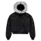 N-2B Cropped Winter Jacket Women - black