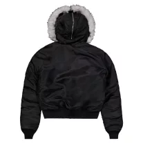 N-2B Cropped Winter Jacket Women - black