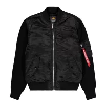 MA-1 Knit Bomber - black