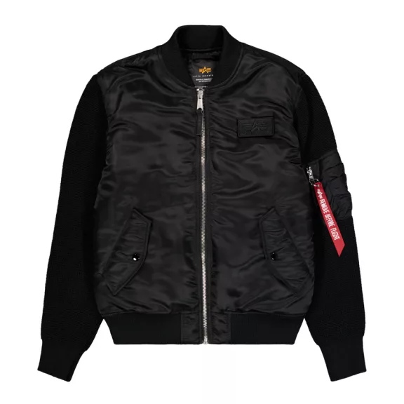 MA-1 Knit Bomber - black MA-1 Knit Bomber - black