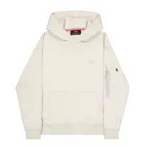 Dye To Match Mid Logo Hoodie - stone