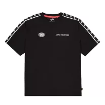 Logo Track Tape T-Shirt - black