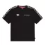 Logo Track Tape T-Shirt - black