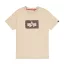Washed Out Logo T-Shirt - organic beige