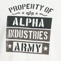 Army Property T-Shirt - white