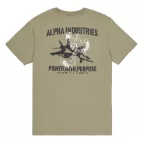 Noseart Backprint T-Shirt - olive