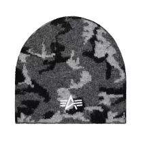 Cone Camo Beanie - black camo