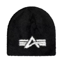 Cone Camo Beanie - black camo
