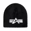 Cone Camo Beanie - black camo