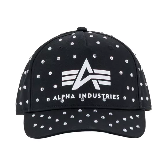 Rhinestone Logo Cap Women - black Rhinestone Logo Cap Women - black