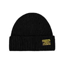 Rubber Logo Beanie - pastel grey
