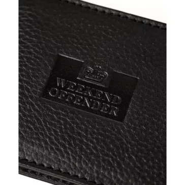 Leather Billfold Wallet With Gift Box Black - black