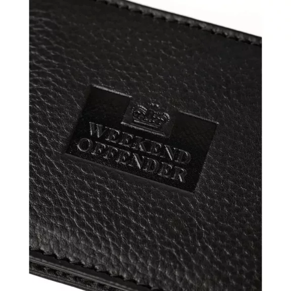 Leather Billfold Wallet With Gift Box Black - black