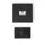 Leather Card Holder With Gift Box - Black