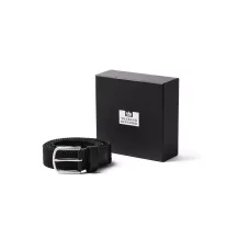 Boxed Woven Belt - Black