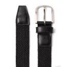 Boxed Woven Belt - Black Boxed Woven Belt - Black