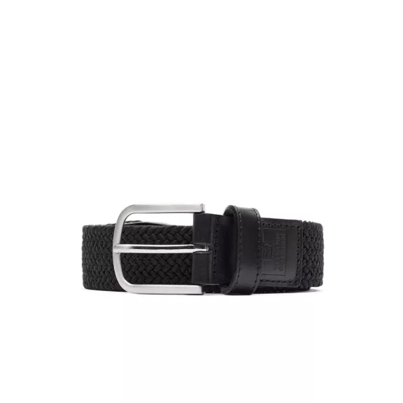 Boxed Woven Belt - Black