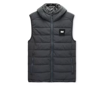 Toronto Hooded Gilet - Cyclone Grey