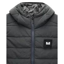 Toronto Hooded Gilet - Cyclone Grey