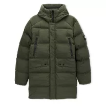Lombardo Longline Primaloft Jacket -  Black Forest Green
